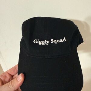 Black Giggly Squad Cap